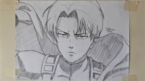 Como desenhar LEVI ACKERMAN (Attack on Titan)